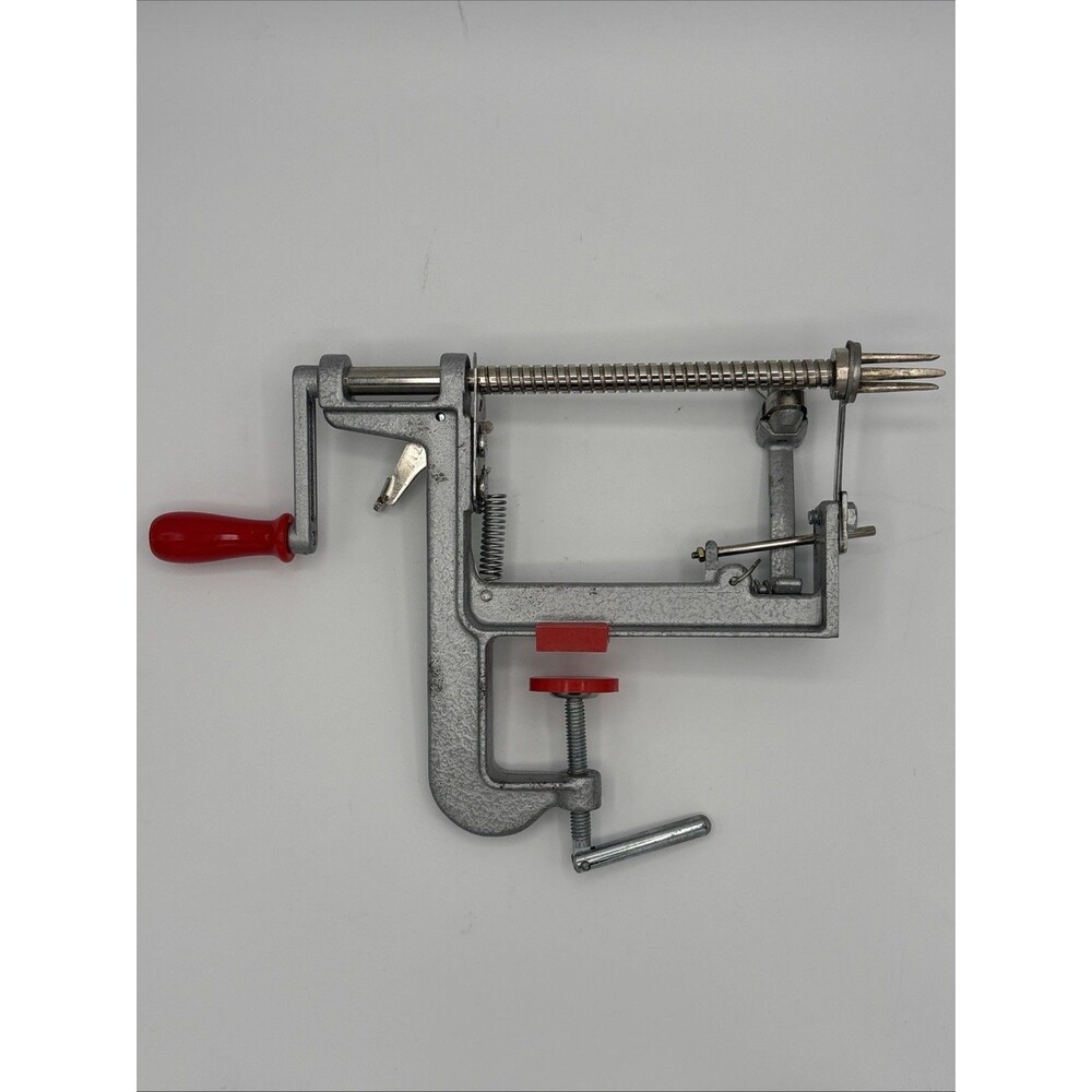 Pampered Chef Apple Peeler Corer Slicer Table Clamp Kitchen Food Prep Canning